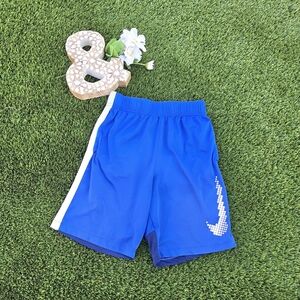 Kids Blue Athletic Shorts